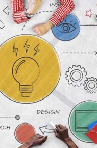 Light Bulb Ideas Creative Diagram Concept
