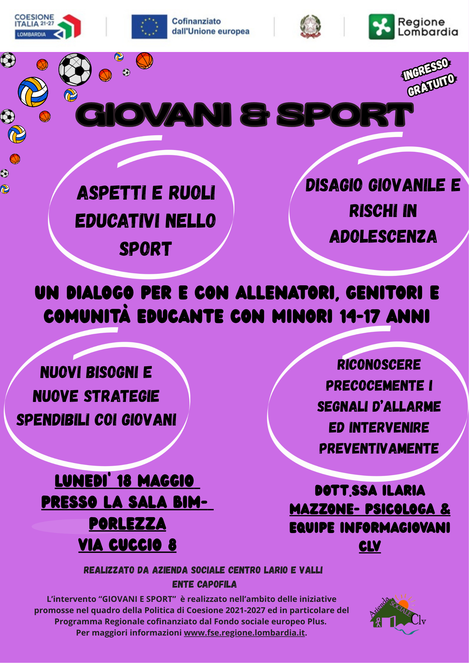 GIOVANI E SPORT