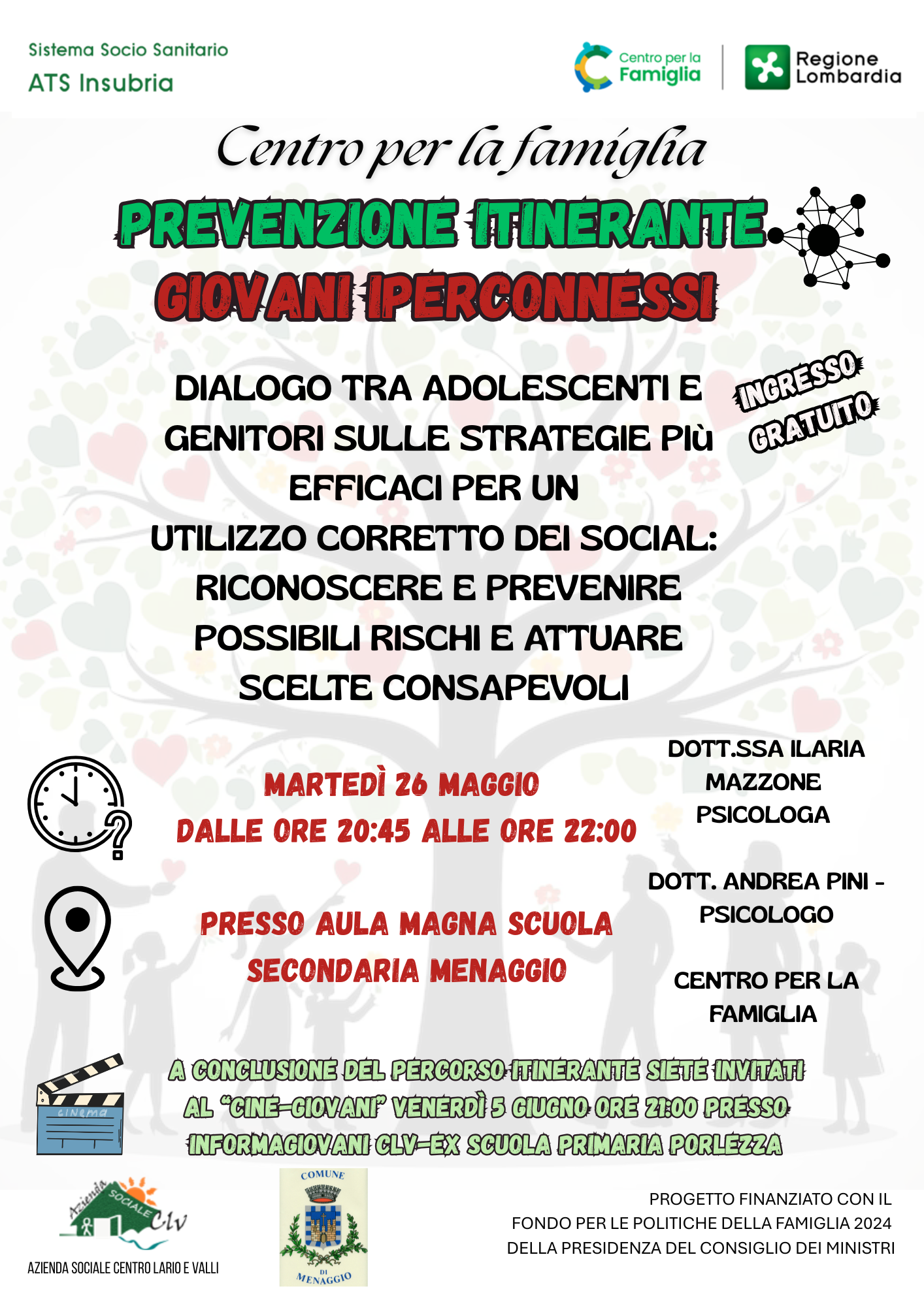 GIOVANI IPERCONNESSI MENAGGIO