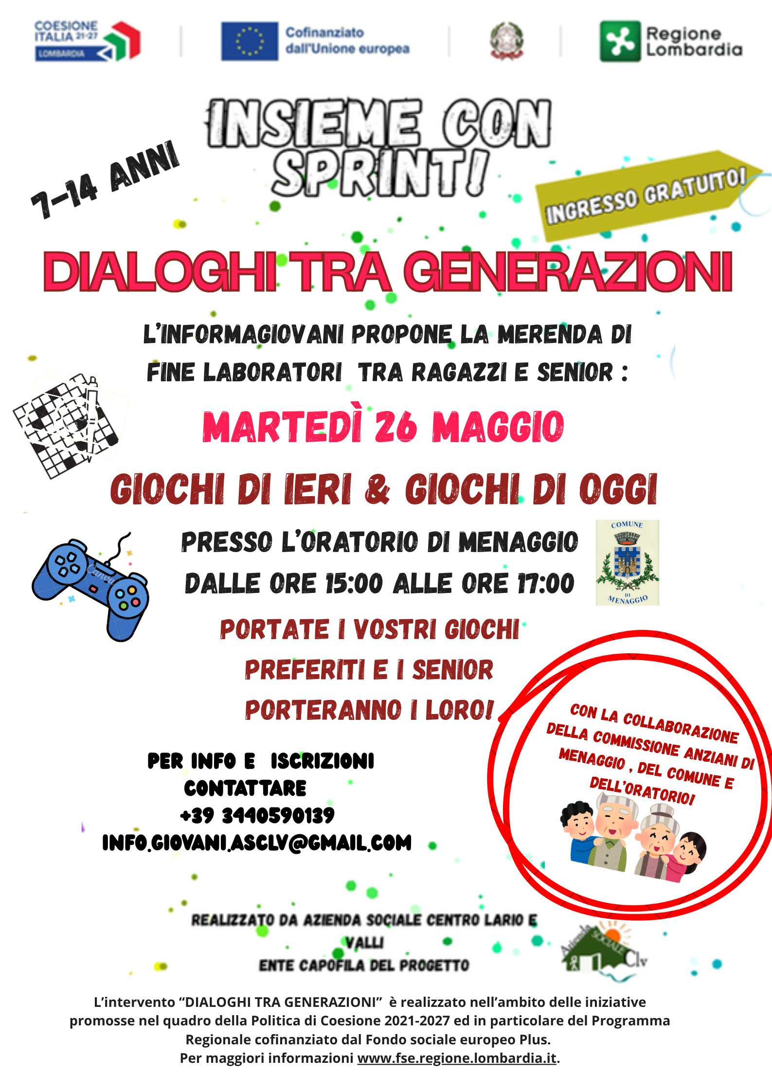 MERENDA DIALOGO TRA GENERAZIONI